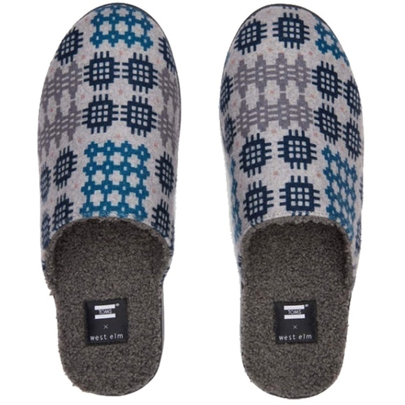 Toms Harbor Slippers Shoes Frost Grey Snowdon Repreve Ltd Edition Sherpa Footbed - Picture 2 of 9